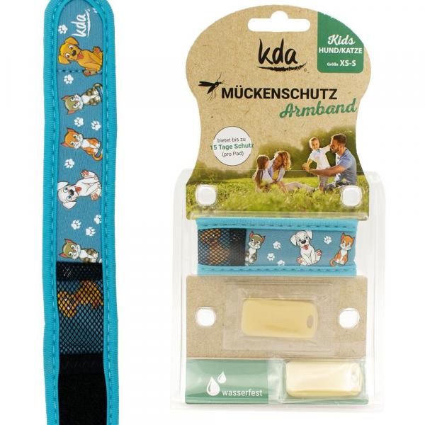 kda Mückenschutzarmband lose Motive Hund/Katze